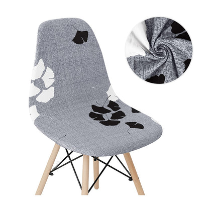 Solid Color Shell Chair Cover