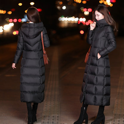 Slim Over-Knee Parka