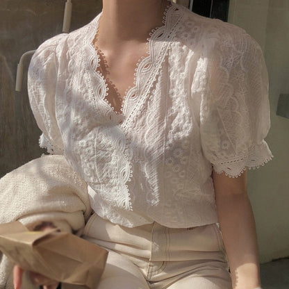 Lacy Hollow Top