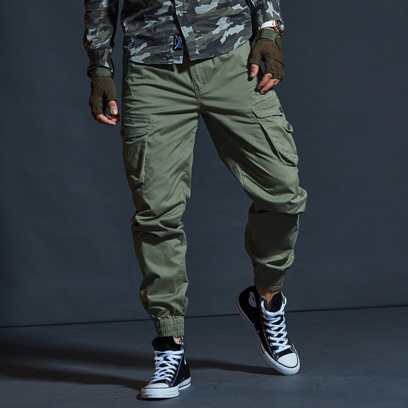 Casual Khaki Military Pants
