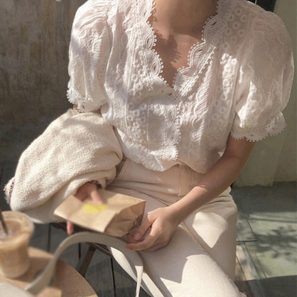 Lacy Hollow Top