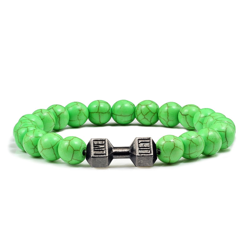 Natural Stone Beaded Bracelet