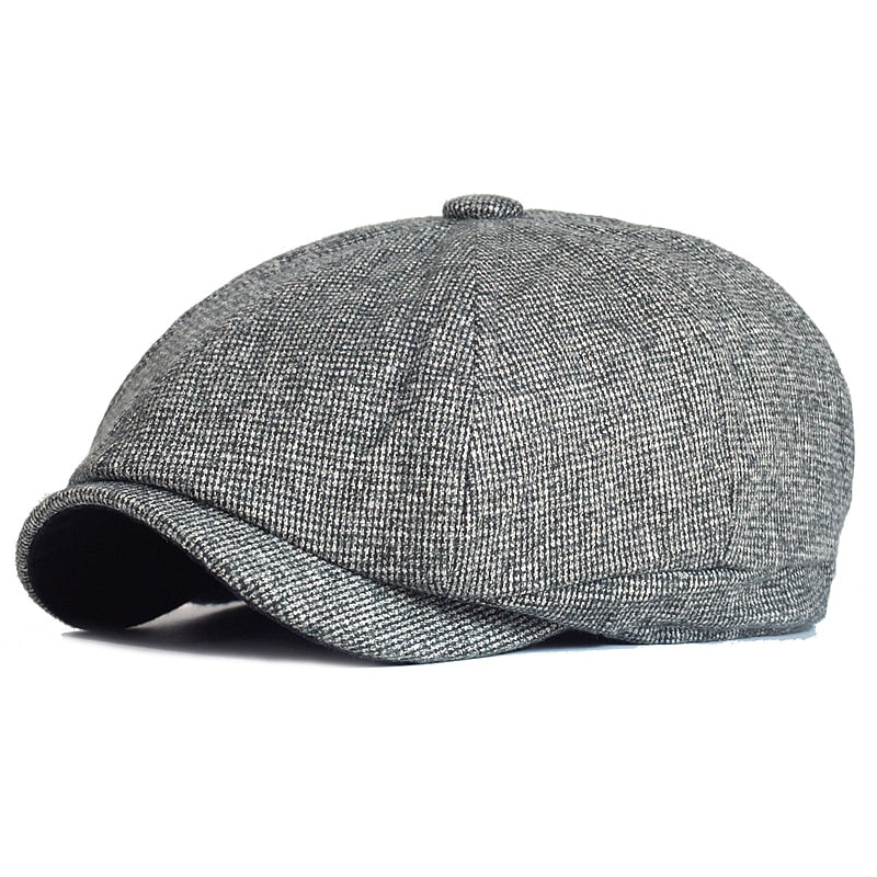 Thick Newsboy Flat Cap