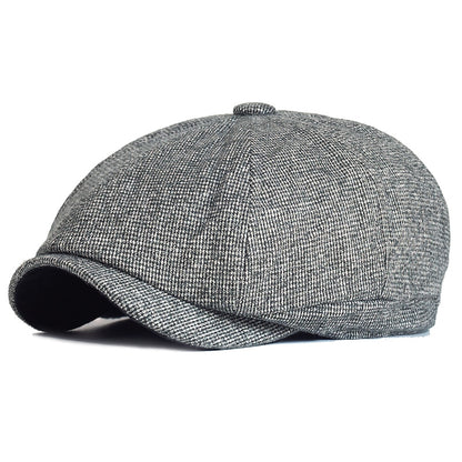 Thick Newsboy Flat Cap
