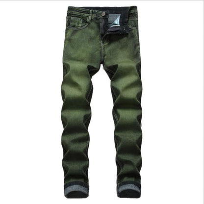 Straight Green Jeans