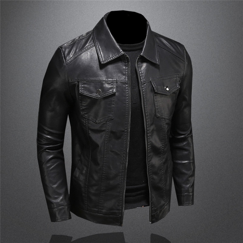 Fashion Faux Leather Jacket