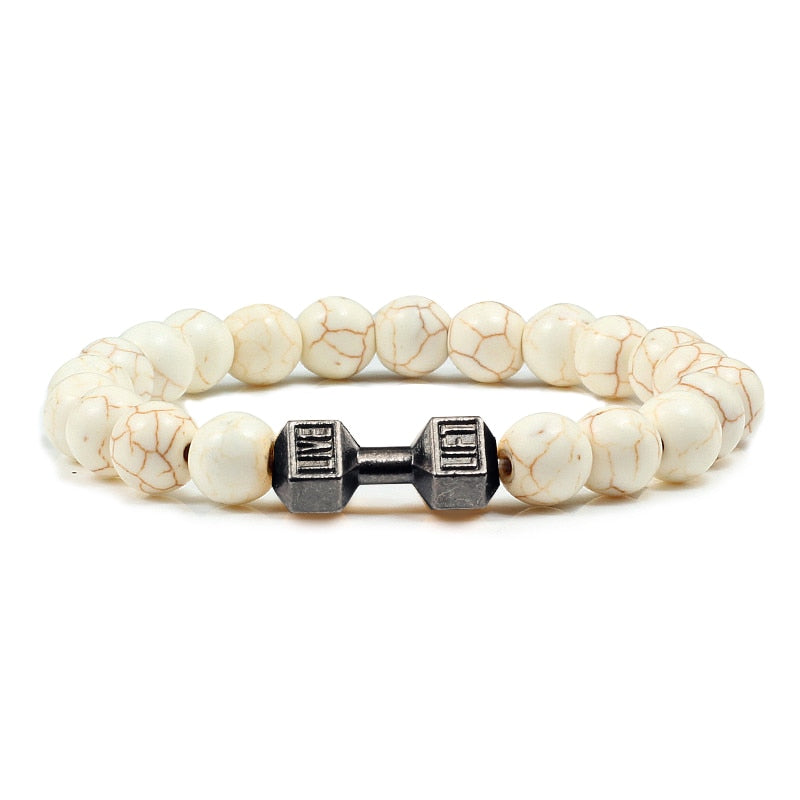 Natural Stone Beaded Bracelet