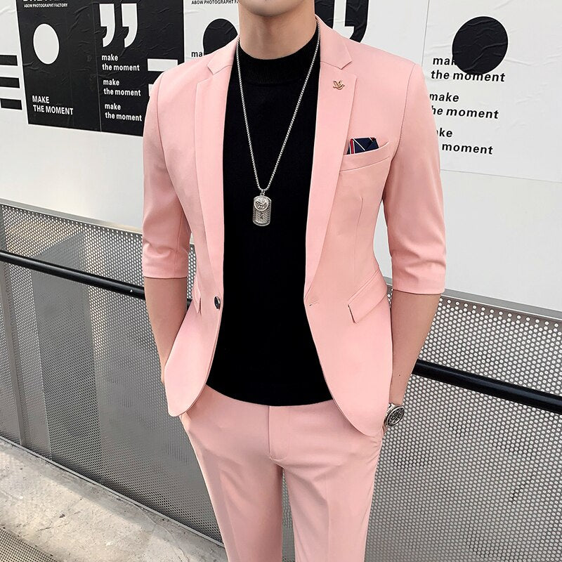 Half Sleeve Spring Suit