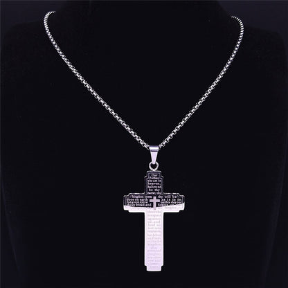 Bible Cross Necklace