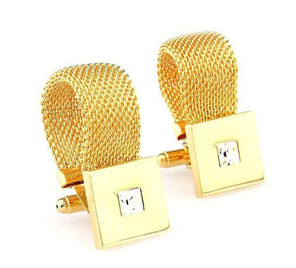 Gold Ribbon Cufflinks