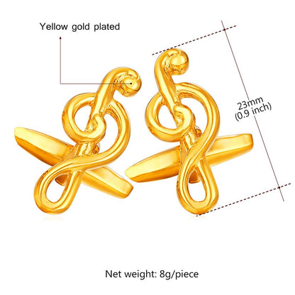 Music Note Cufflinks