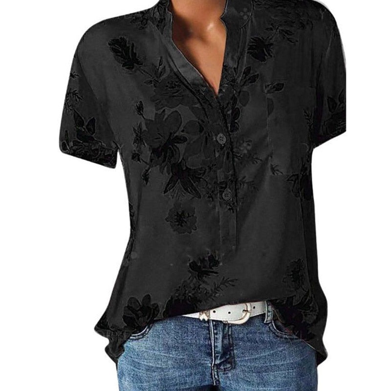 Floral Wrap Top
