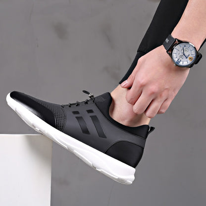 SCYUXING Black Leather Shoes