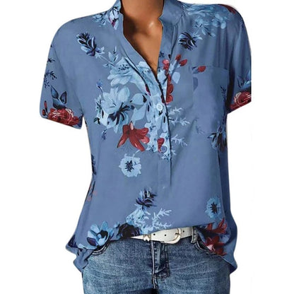Floral Wrap Top