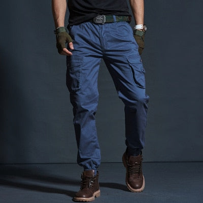Casual Khaki Military Pants