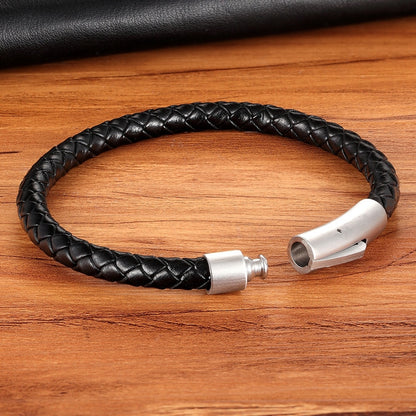 Simple Leather Bracelet