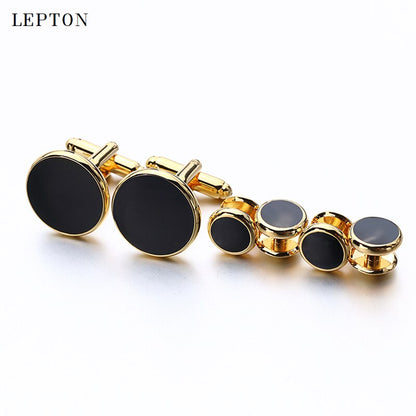 Black Enamel Cufflinks