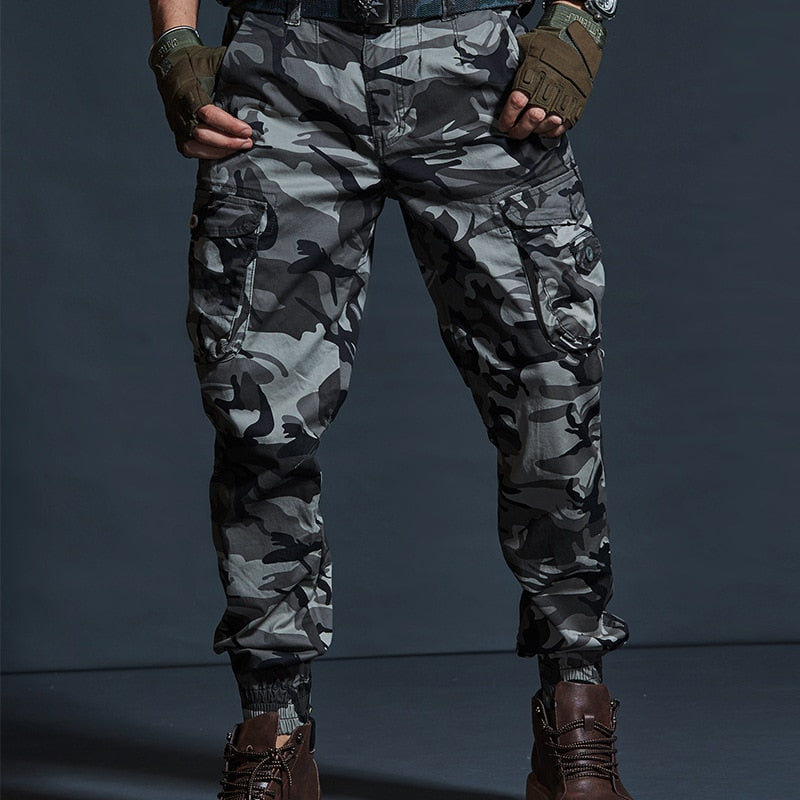 Casual Khaki Military Pants