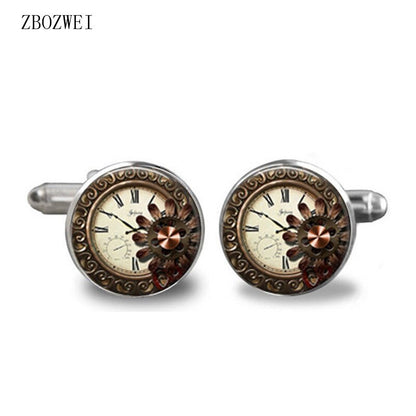 Flower Gear Cufflinks