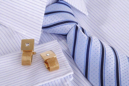 Gold Ribbon Cufflinks