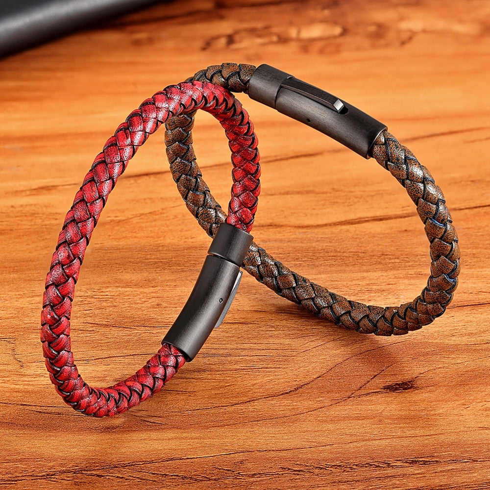 Simple Leather Bracelet