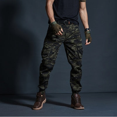 Casual Khaki Military Pants