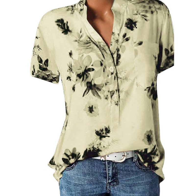 Floral Wrap Top