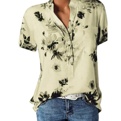 Floral Wrap Top