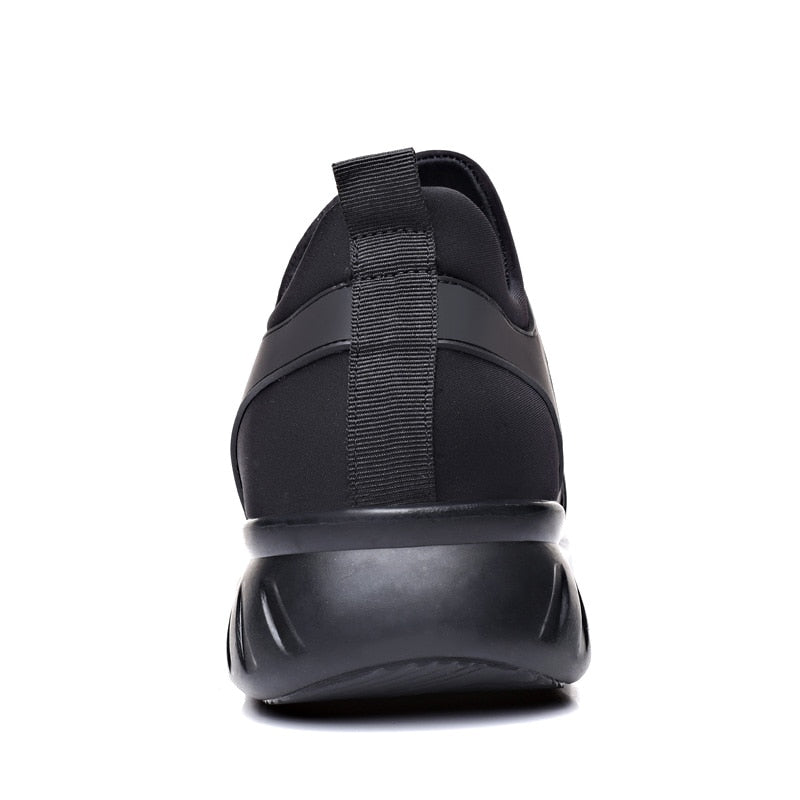 SCYUXING Black Leather Shoes