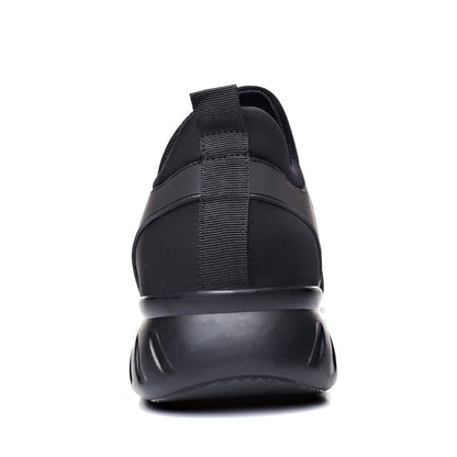 SCYUXING Black Leather Shoes