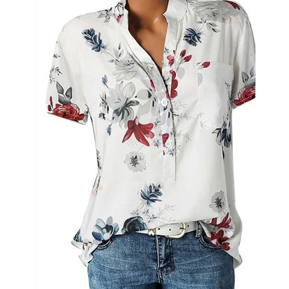 Floral Wrap Top