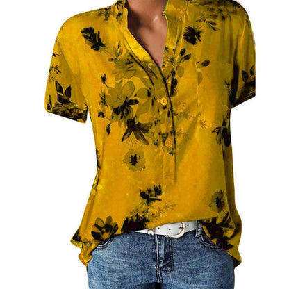 Floral Wrap Top