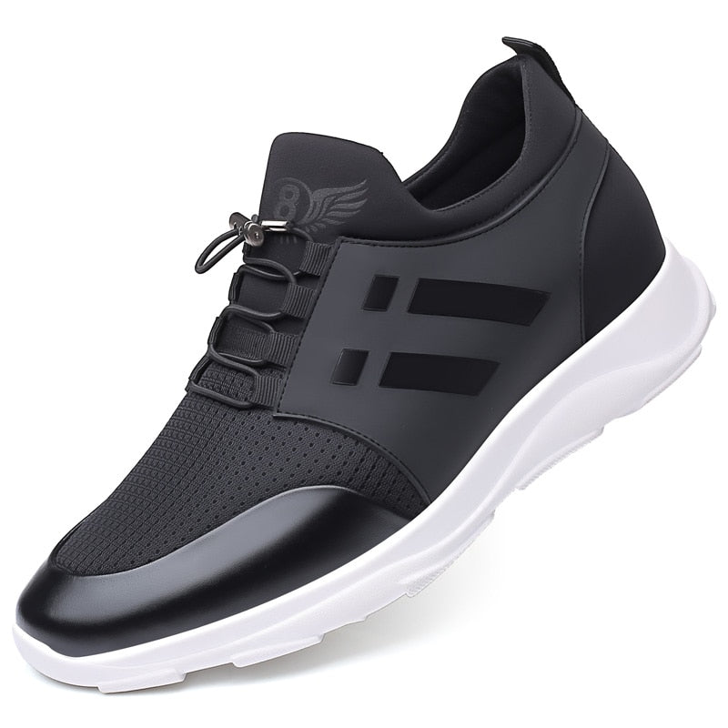 SCYUXING Black Leather Shoes