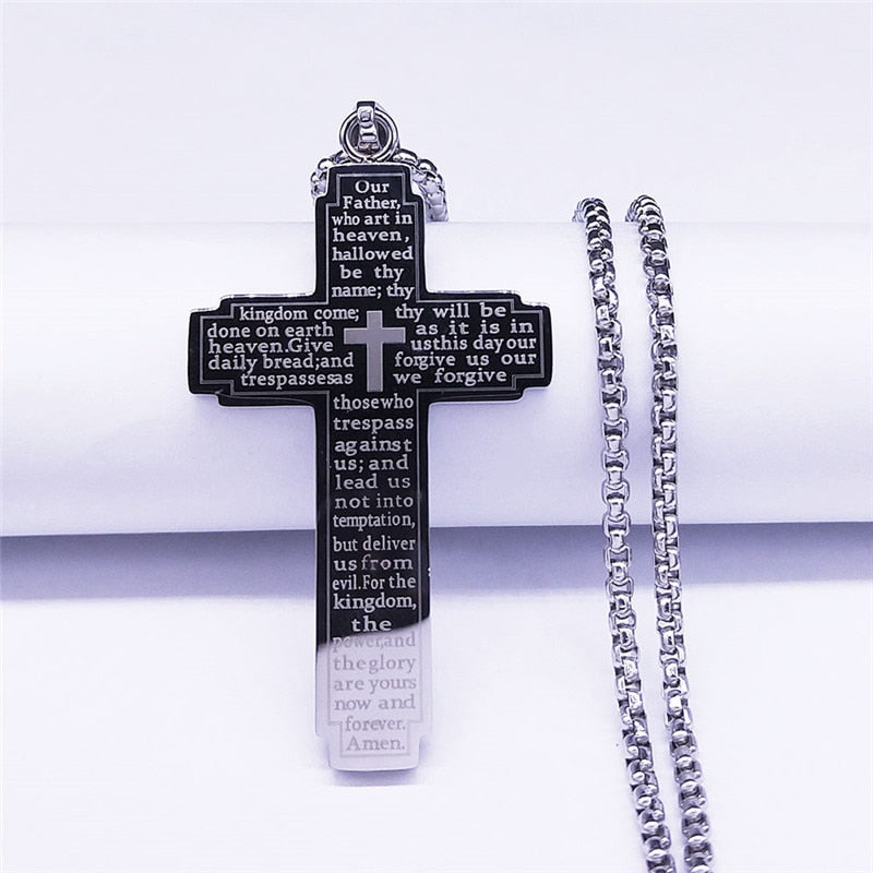 Bible Cross Necklace