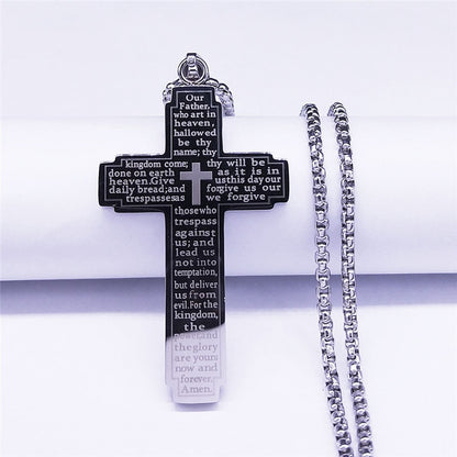 Bible Cross Necklace