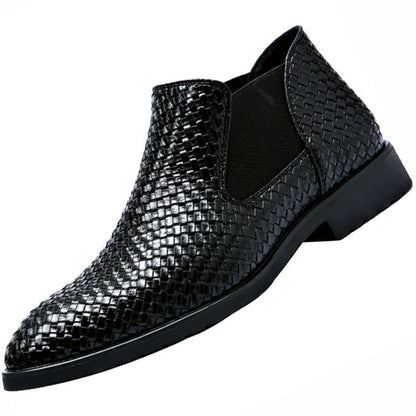 Snakeskin Chelsea Boots
