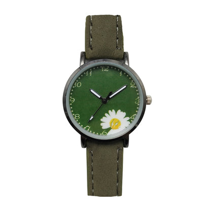 KZD Leather Strap Watch