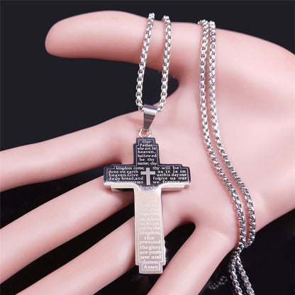 Bible Cross Necklace