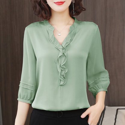 Half Lantern Sleeve Blouse
