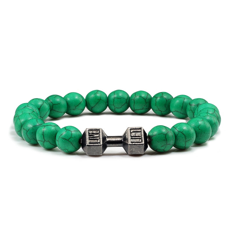 Natural Stone Beaded Bracelet