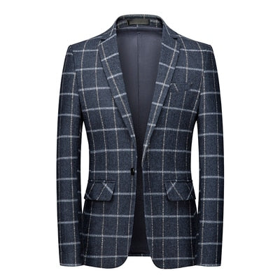 Spring Racing Plaid Blazer