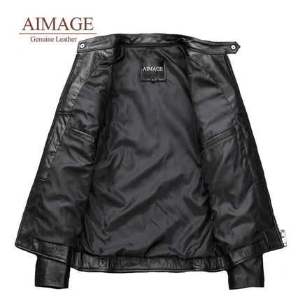 AIMAGE Leather Jacket