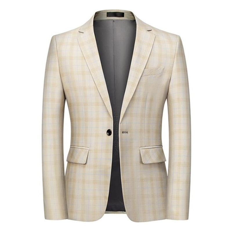 Spring Racing Plaid Blazer