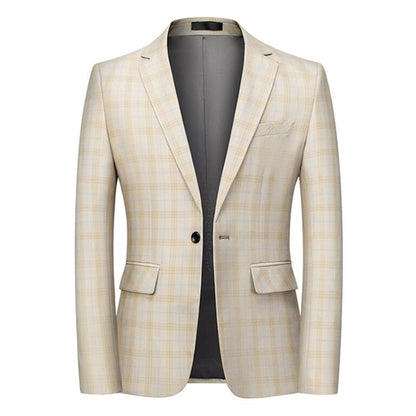 Spring Racing Plaid Blazer