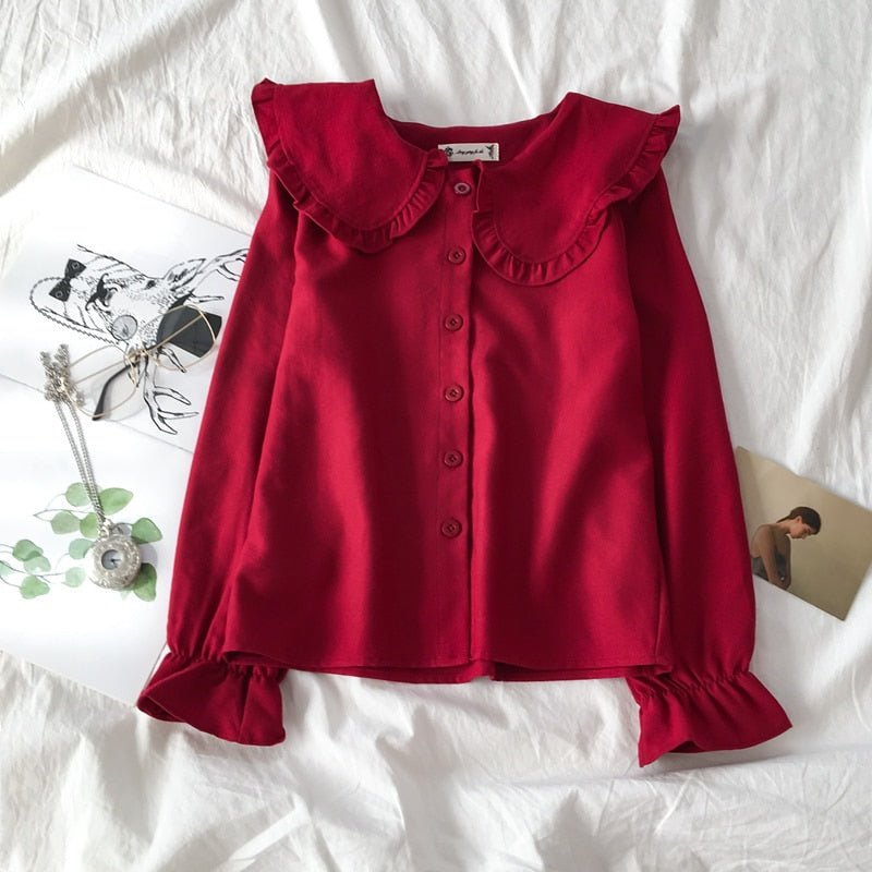Elegant Ruffle Blouse