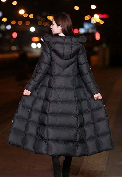 Slim Over-Knee Parka