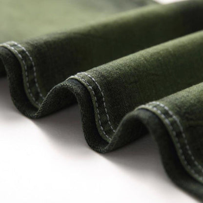Straight Green Jeans