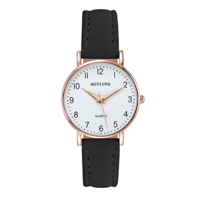 KZD Leather Strap Watch