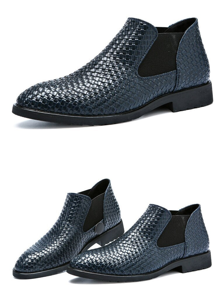 Snakeskin Chelsea Boots