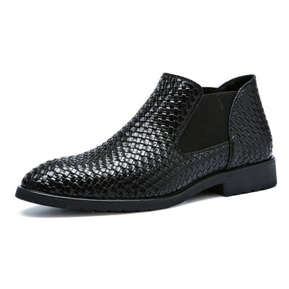 Snakeskin Chelsea Boots
